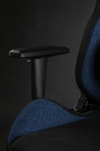 Fotel SENSE7 materiałowy Vanguard czarno-niebieski 14