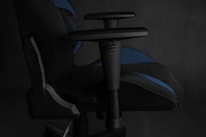 Fotel SENSE7 materiałowy Vanguard czarno-niebieski 15