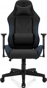 Fotel SENSE7 materiałowy Netrunner czarno-niebieski 1