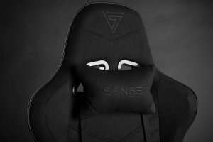 Fotel SENSE7 Spellcaster - materiałowy, czarny 10