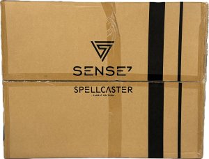 Fotel SENSE7 Spellcaster - materiałowy, czarny 19