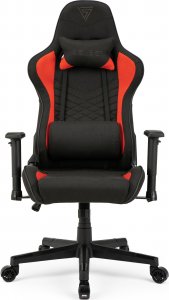 Fotel SENSE7 Spellcaster materiałowy czarno-czerwony 2