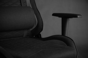 Fotel SENSE7 Spellcaster materiałowy czarno-szary 11