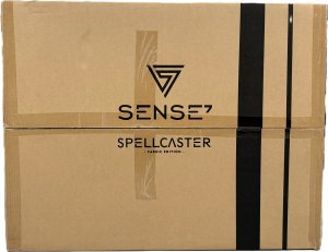 Fotel SENSE7 Spellcaster materiałowy czarno-szary 19
