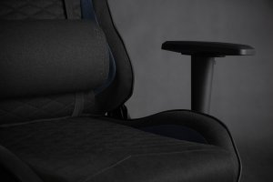 Fotel SENSE7 Spellcaster materiałowy czarno-niebieski 11