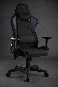 Fotel SENSE7 Spellcaster materiałowy czarno-niebieski 9