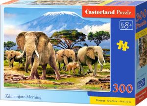 Castorland Puzzle 300 - Słonie pod Kilimanjaro (030019) 1