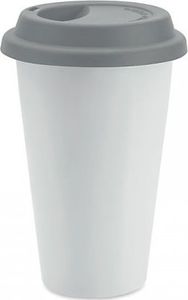 Termio Kubek termiczny ceramiczny TUMBI 350 ml (biały/szary) 1