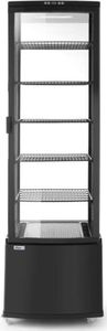 Witryna chłodnicza ARKTIC Witryna chłodnicza cukiernicza na kółkach 5 półek 280L LED - czarna Witryna chłodnicza cukiernicza na kółkach 5 półek 280L LED - czarna 3