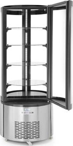 Witryna chłodnicza ARKTIC Witryna chłodnicza cukiernicza okrągła 4 półki LED 360L Witryna chłodnicza cukiernicza okrągła 4 półki LED 360L 4