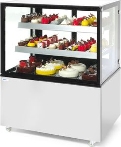Witryna chłodnicza ARKTIC Witryna chłodnicza cukiernicza 2-półkowa jezdna LED 510L Witryna chłodnicza cukiernicza 2-półkowa jezdna LED 510L 2
