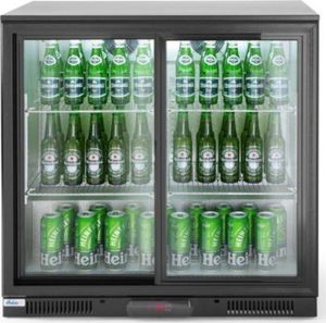 Witryna chłodnicza ARKTIC Lodówka barowa na napoje 2-drzwiowa szer. 90cm 228L Lodówka barowa na napoje 2-drzwiowa szer. 90cm 228L 4