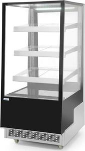 Witryna chłodnicza ARKTIC Witryna chłodnicza cukiernicza 3-półkowa jezdna LED 300L Witryna chłodnicza cukiernicza 3-półkowa jezdna LED 300L 3