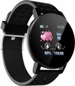 Smartwatch Greatlizard 119 Plus Czarny  (BAND 119 PLUS BLACK) 1