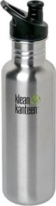 Klean Kanteen Butelka Klean Kanteen Classic z nakrętką Sport Cap 800 ml (brushed stainless) stalowy 1