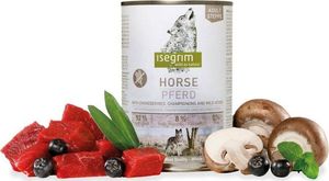 Isegrim Isegrim Adult Steppe Horse - mokra karma dla dorosłych psów, czysta konina z aronią pieczarkami i dzikimi ziołami, 400g 1