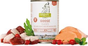 Isegrim Isegrim Adult Praire Goose - mokra karma dla dorosłych psów, gęś ze słodkimi ziemniakami, owocami dzikiej róży i ziołami, 400g 1