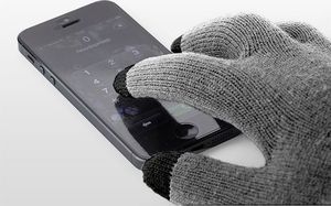 Termio Rękawiczki do smartfona 3INGER (szare) 1