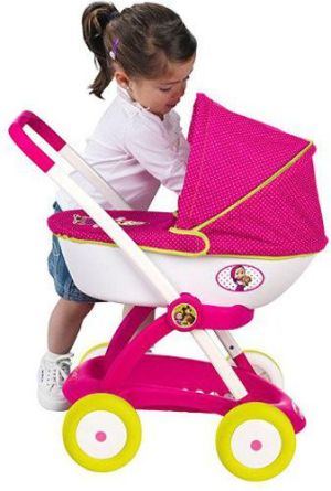 Smoby Wózek dla lalek głęboki Masza i Niedźwiedź 2