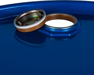 Beczkopol Beczka zbiornik na deszczówkę 2 otwory 210 l niebieska 4