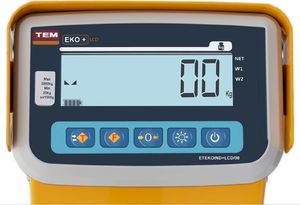 TEM Wózek paletowy paleciak z wagą do 2000 kg dł. wideł 1150 mm LCD 3