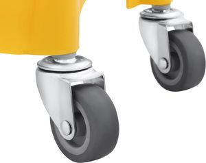 Ulsonix Wózek do sprzątania z prasą do mopa pojemnik dzielony na dwie komory 20L Wózek do sprzątania z prasą do mopa pojemnik dzielony na dwie komory 20L 5