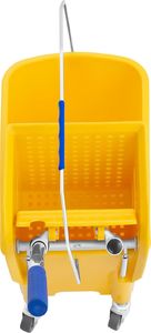 Ulsonix Wózek do sprzątania z prasą do mopa pojemnik dzielony na dwie komory 20L Wózek do sprzątania z prasą do mopa pojemnik dzielony na dwie komory 20L 6