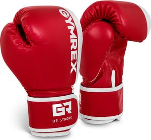 Gymrex Rękawice bokserskie treningowe dla dzieci 6 oz czerwone 1