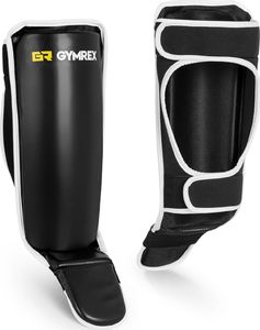 Gymrex Ochraniacze na piszczele i stopy do sportów walki S/M Ochraniacze na piszczele i stopy do sportów walki S/M 1