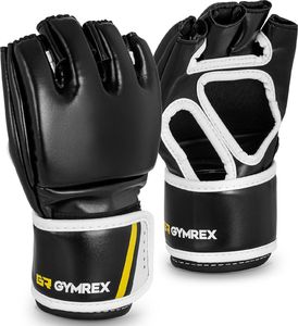 Gymrex Rękawice treningowe do MMA czarne r. S/M (10108) 1