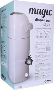 Magic Kosz na pieluchy biały na 25 pieluch 3