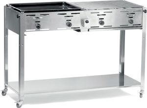 Hendi Master Quattro Grill ogrodowy gazowy 22 kW 48 cm x 59 cm 1