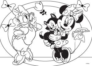 Lisciani Puzzle dwustronne maxi 24 Myszka Minnie 3