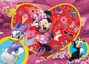 Lisciani Puzzle dwustronne maxi 108 Myszka Minnie 2