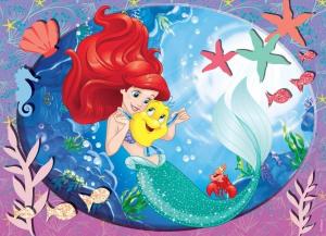 Lisciani Puzzle dwustronne maxi 60 Mała Syrenka 2