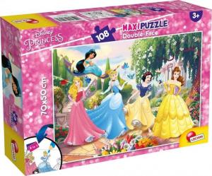 Lisciani Puzzle dwustronne maxi 108 Księżniczki Disneya 1