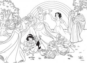 Lisciani Puzzle dwustronne maxi 108 Księżniczki Disneya 3