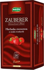 Big Active BELiN Herbata owocowa o smaku truskawki Zauberer kopertowana - 4szt 1
