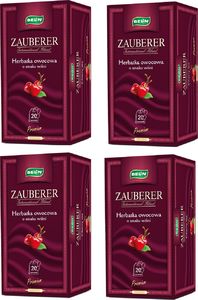 Big Active BELiN Herbata owocowa o smaku wiśni Zauberer kopertowana - 4szt 2