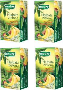 Big Active BELiN Herbata zielona Green Tea z owocami - 4 szt 2