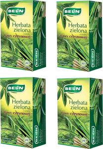 Big Active BELiN Herbata zielona Green Tea z trawą cytrynową - 4 szt 2