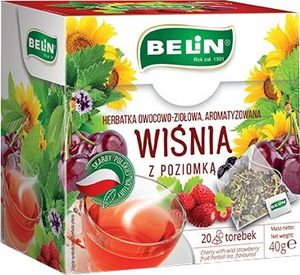 Big Active BELiN Herbata ziołowa wiśnia z poziomką - 4szt 1