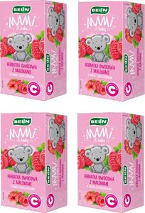 Big Active BELiN Herbatka owocowa dla dzieci ciasteczkowa z wit.C - 4 szt 2