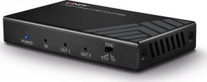 Lindy Lindy 38235 Rozdzielacz (splitter) 2-portowy HDMI 2