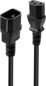 Kabel zasilający Lindy Lindy 30321 Przedłużacz zasilający IEC C14 - IEC C13 - 1m 1