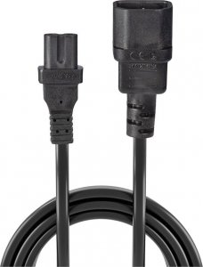 Kabel zasilający Lindy Lindy 30311 Przedłużacz zasilający IEC C14 - IEC C7 - 1m 2