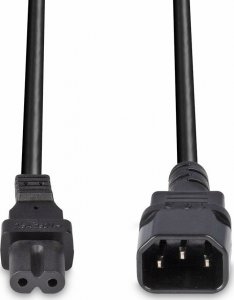 Kabel zasilający Lindy Lindy 30311 Przedłużacz zasilający IEC C14 - IEC C7 - 1m 4