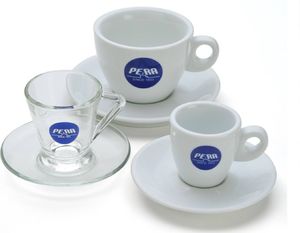 Pera Zestaw dwóch filiżanek do cappuccino marki PERA 120ml 1