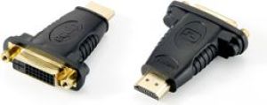 Adapter AV Equip HDMI - DVI-D czarny (118909) 1
