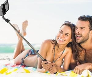 Selfie stick Wozinsky Wozinsky Selfie Stick Tripod teleskopowy statyw kijek do zdjęć + pilot Bluetooth czarny (WSSTK-01-BK) 15